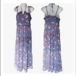 CLOSET CLEAN OUT *last chance Jessica Simpson Periwinkle Floral Maxi Dress